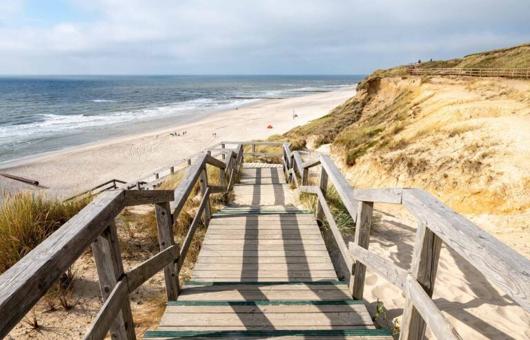 Weg zum Badestrand auf Sylt