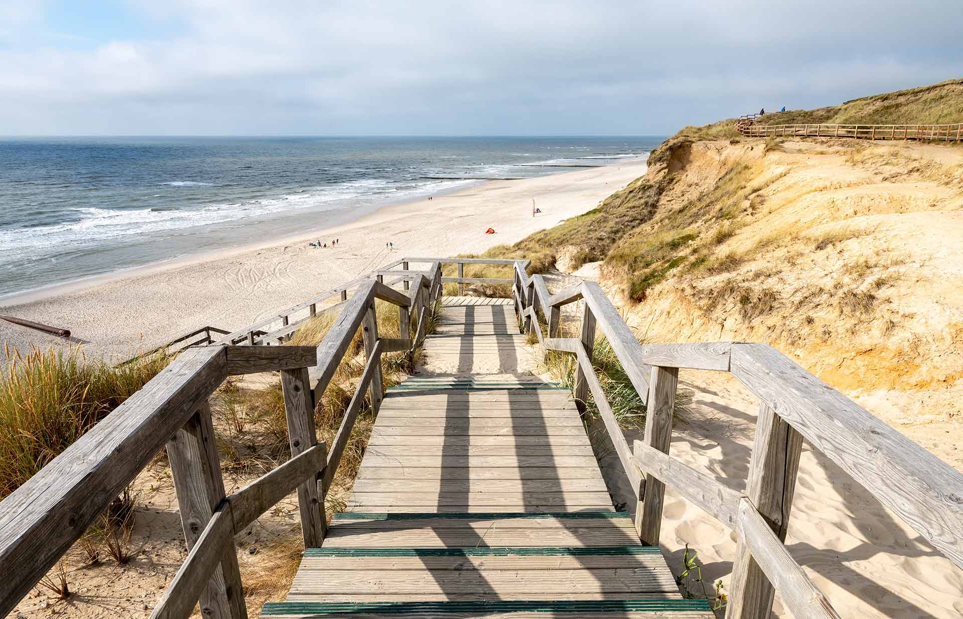 Weg zum Badestrand auf Sylt