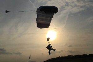 Fallschirmsprung am Kassel Flughafen