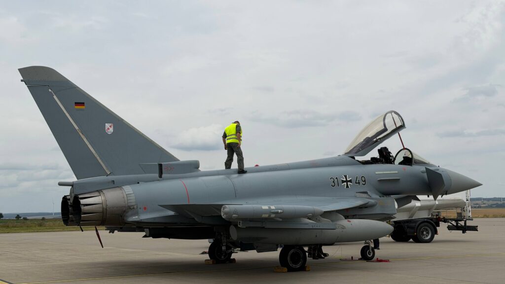 Eurofighter auf dem Vorfeld