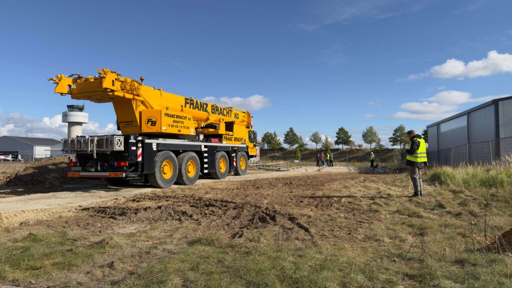 Baustelle Drohnenkompetenzzentrum