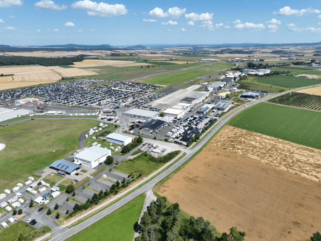 Gewerbegebiet Calden am alten Flugplatz