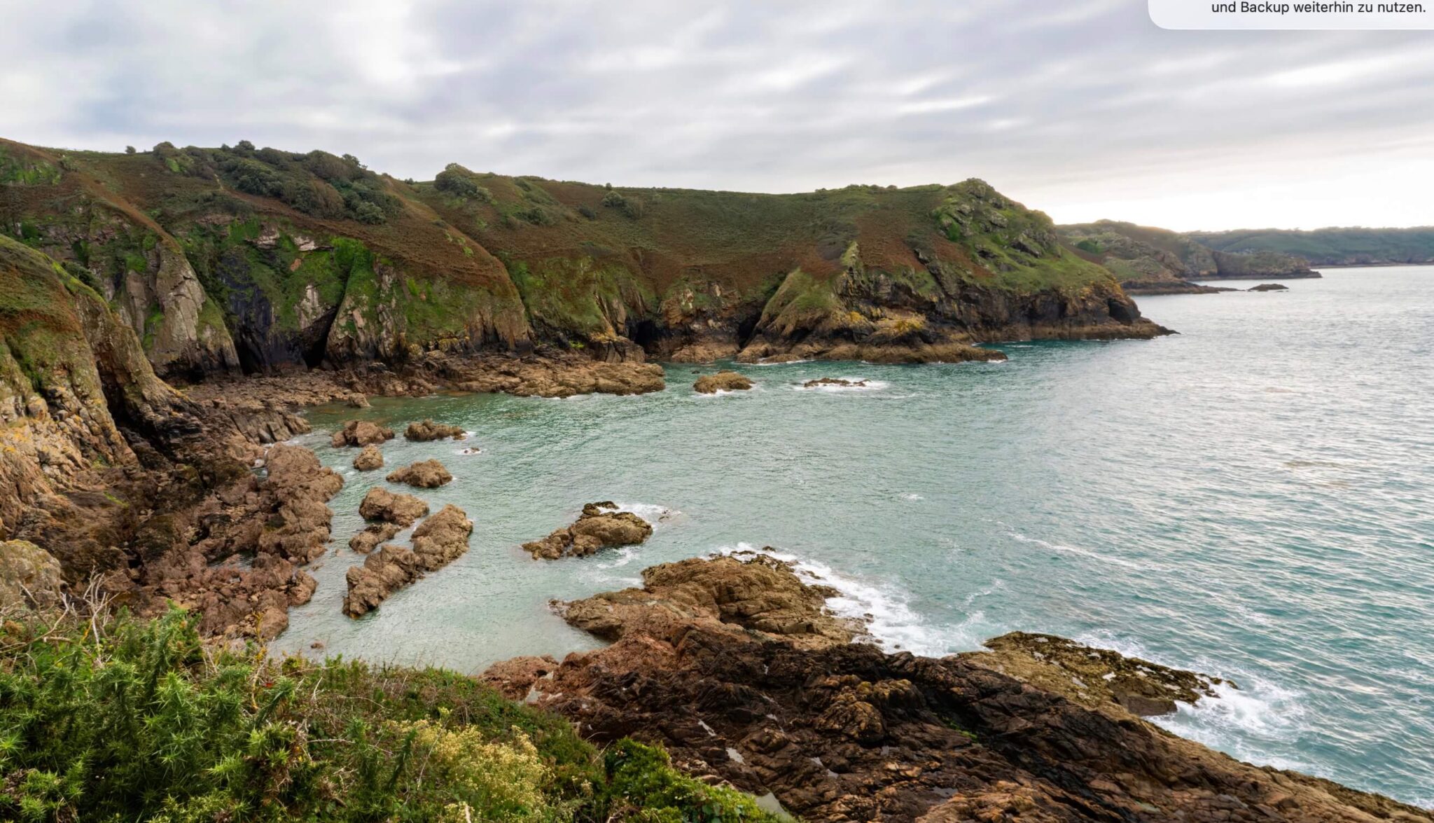 Bucht in Jersey Kanalinseln
