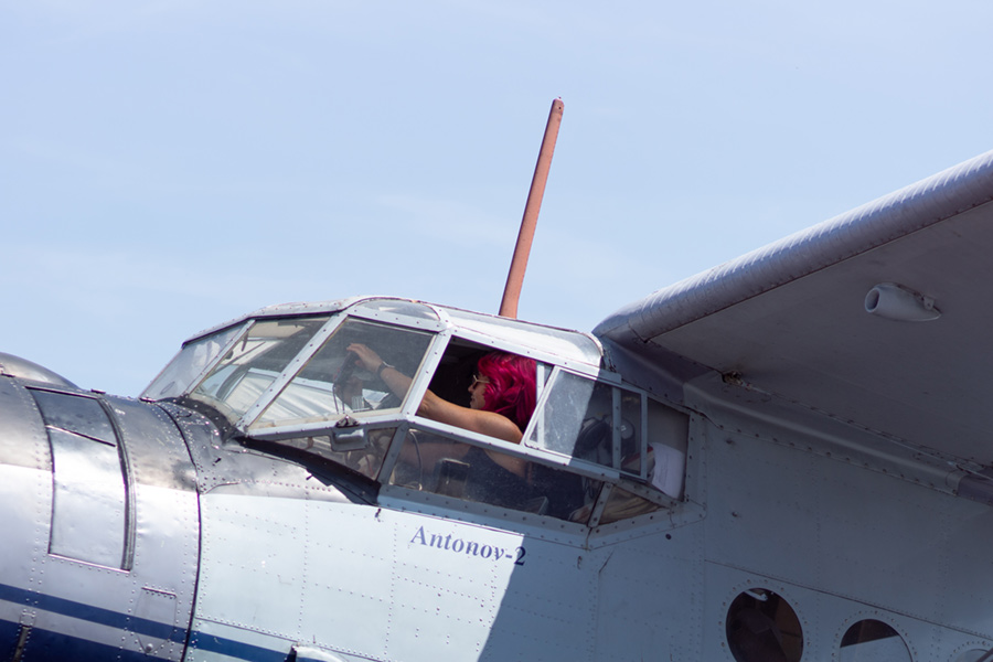 Antonov Flieger beim Fieseler Storch Event